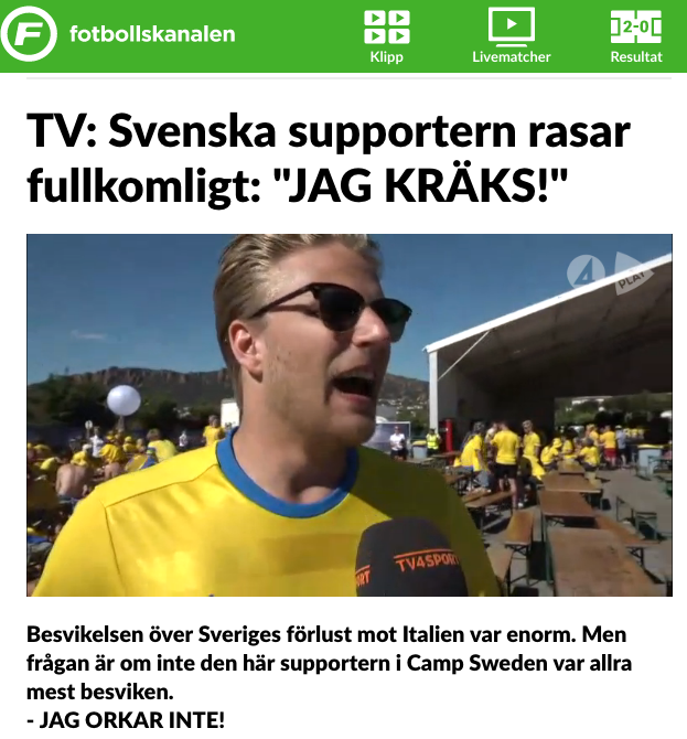 Camp Riviera_Fotbollskanalen_Jag orkar inte